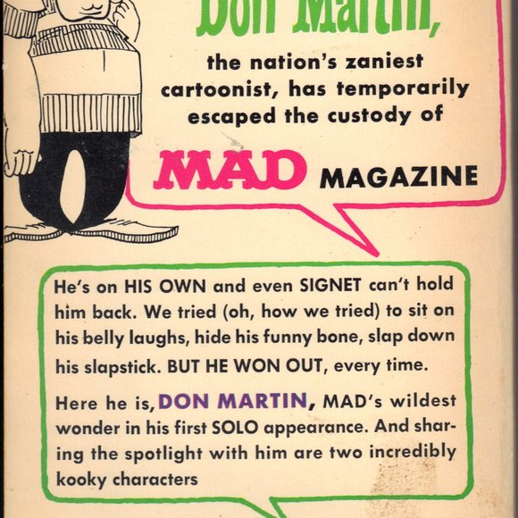 Mad's Don Martin - Steps Out! - Paperback By Don Martin - Picture 2 of 2